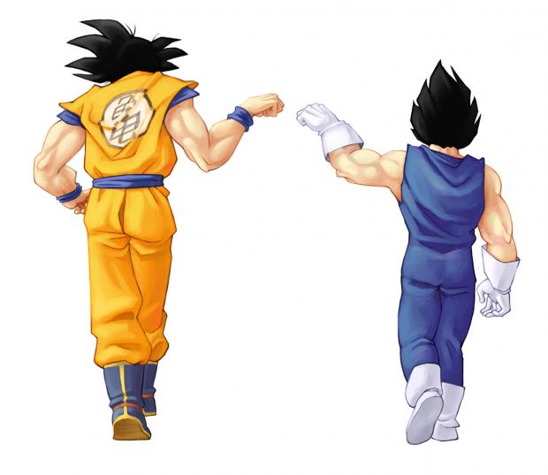 Plantilla de meme Goku & Vegeta