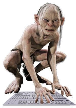 Plantilla de meme Gollum Hater Troll