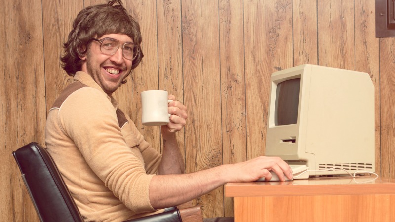 Plantilla de meme Goofy Working Man