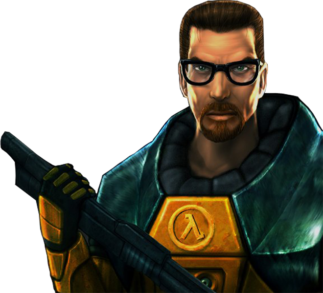 Plantilla de meme Gordon Freeman transparent