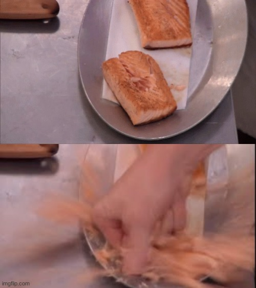 Plantilla de meme Gordon Smashing Salmon