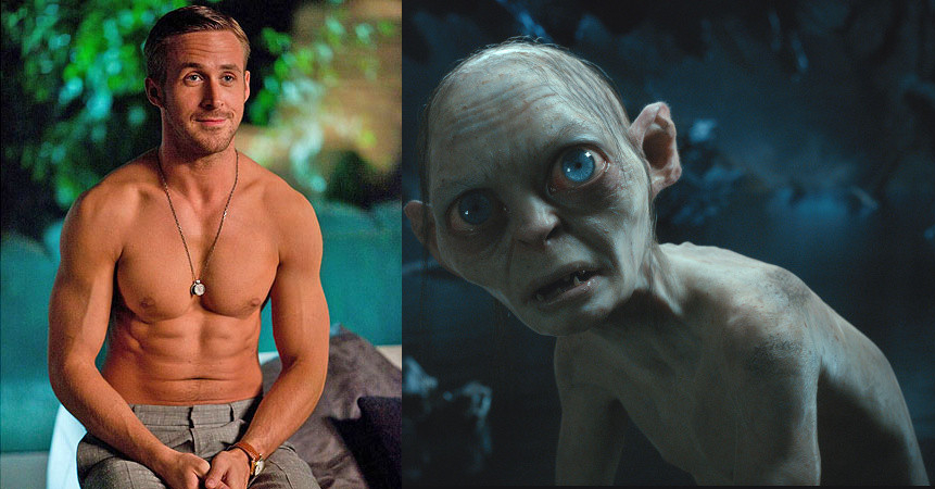 Plantilla de meme goslin gollum