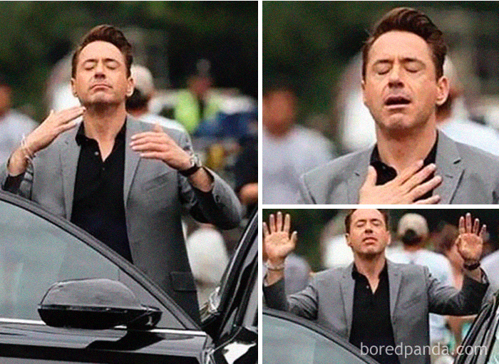 Plantilla de meme Gradeful Robert Downey Jr.