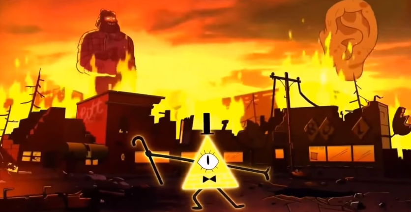 Template meme Gravity Falls Chaos