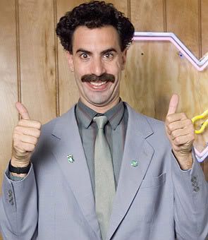 Plantilla de meme Great Success - Borat