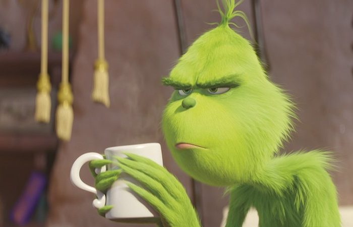 Plantilla de meme Grinch coffee