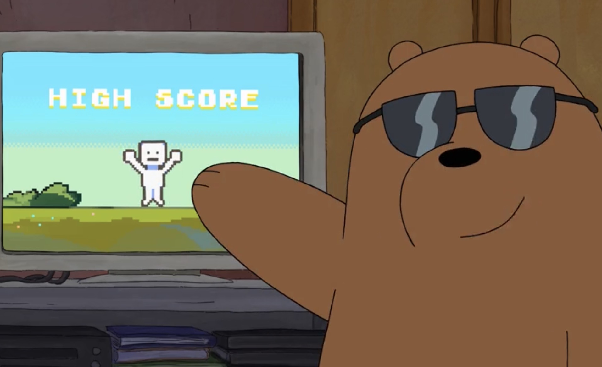 Template meme Grizz’s highscore