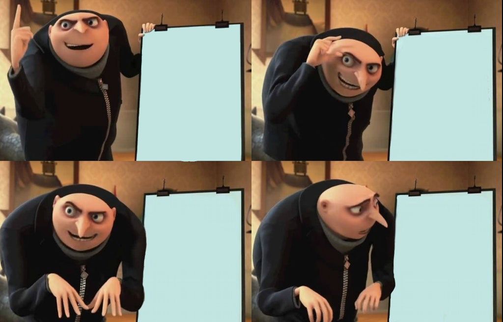 Template meme Gru Meme
