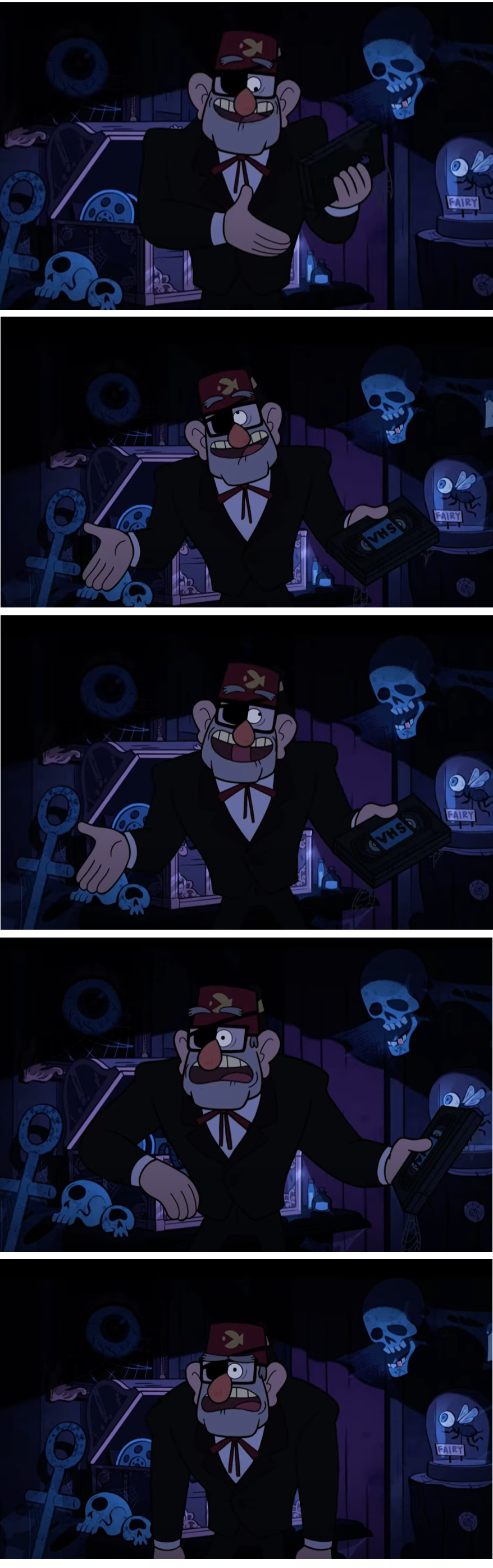 Plantilla de meme Grunkle Stan Describes