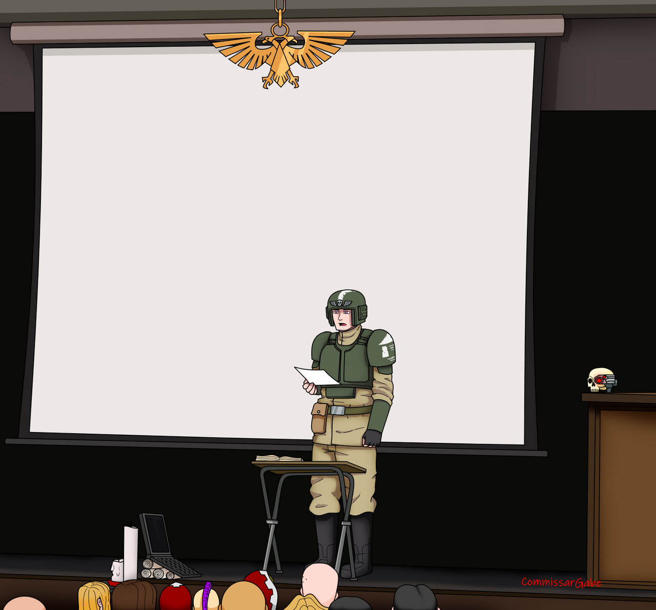 Plantilla de meme Guardsmen presentation