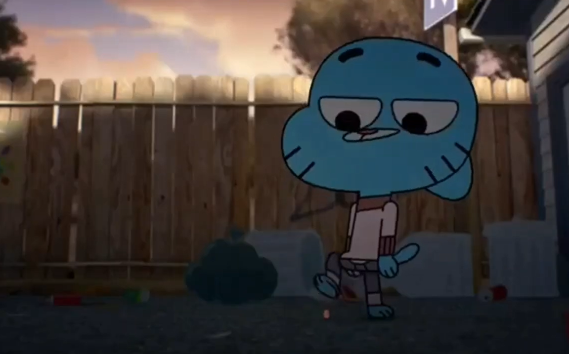 Plantilla de meme Gumball Step