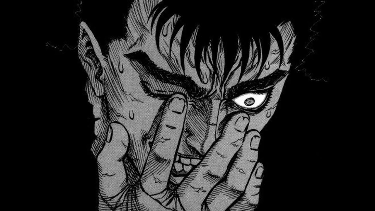 Plantilla de meme Guts Berserk going insane