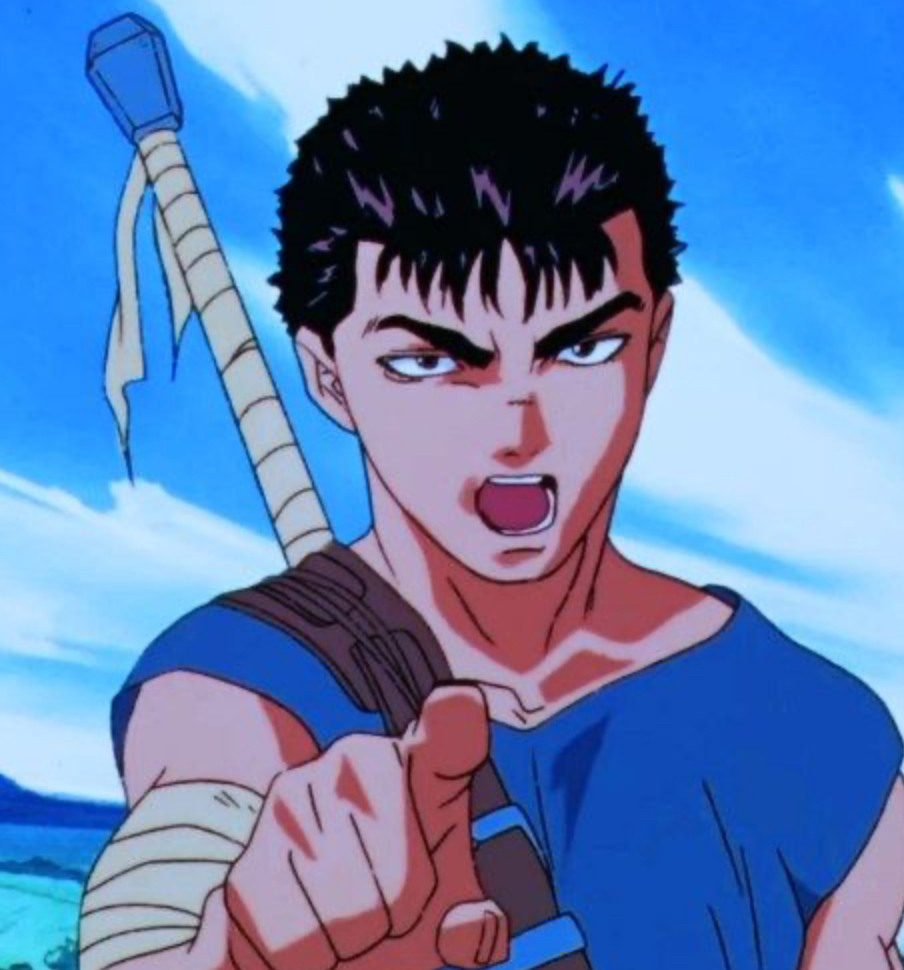 Plantilla de meme guts from berserk