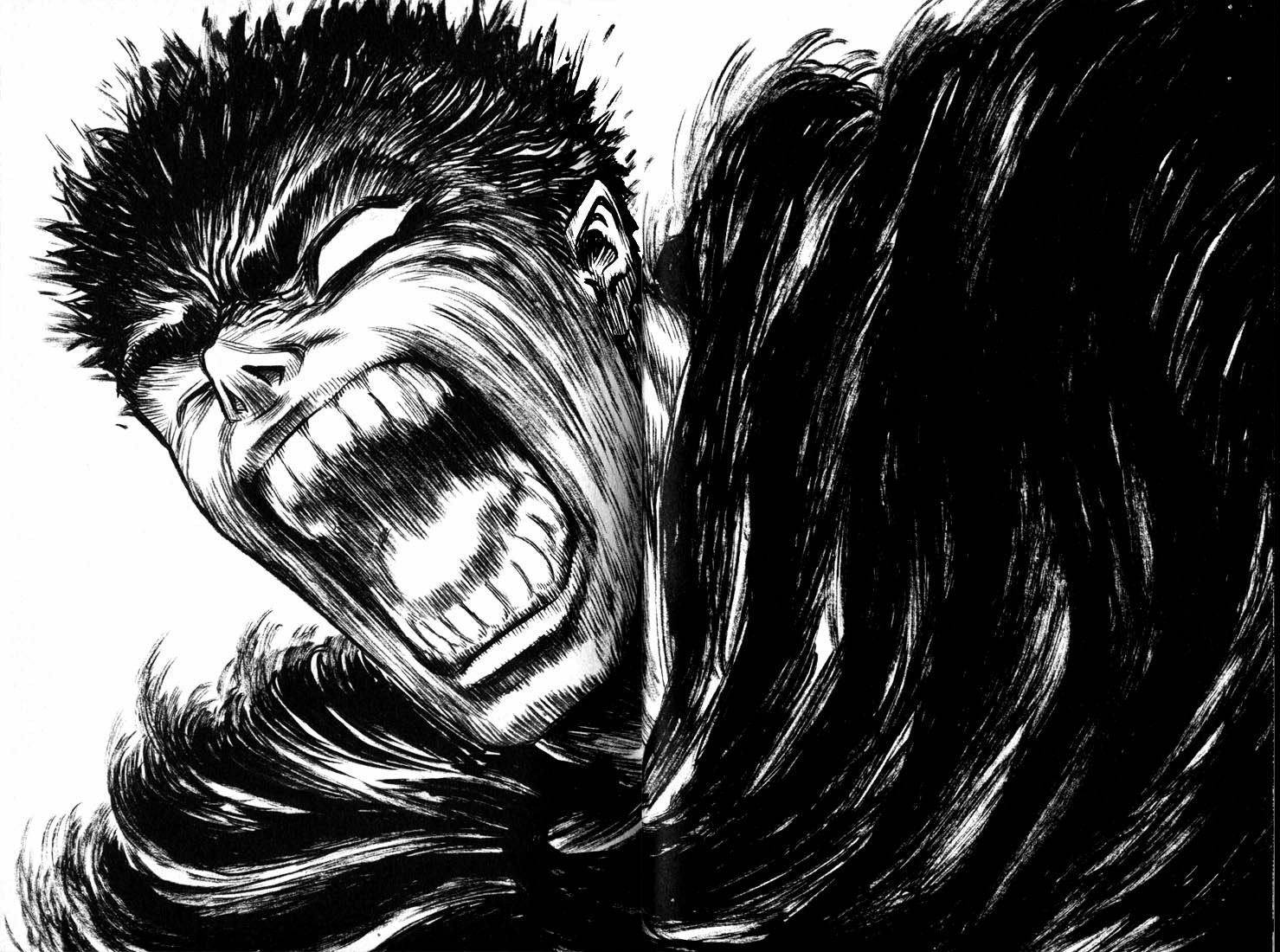 Template meme Guts scream Berserk