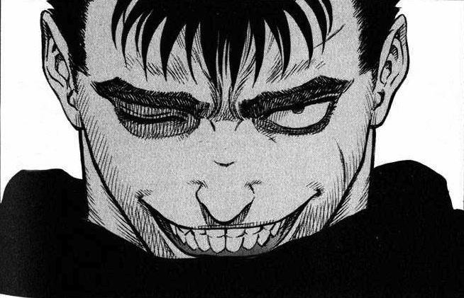 Plantilla de meme Guts smug