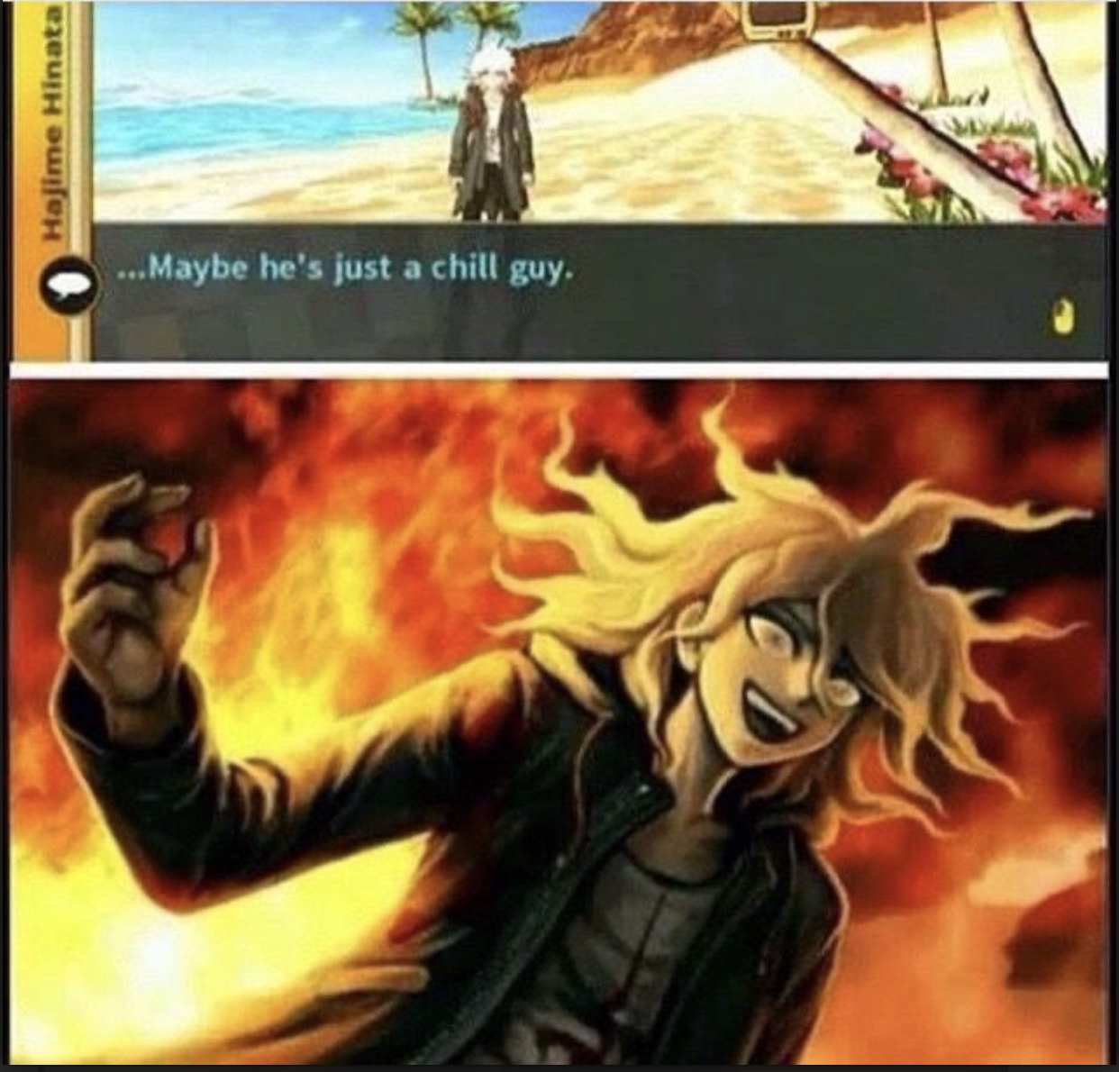 Plantilla de meme Hajime’s biggest mistake