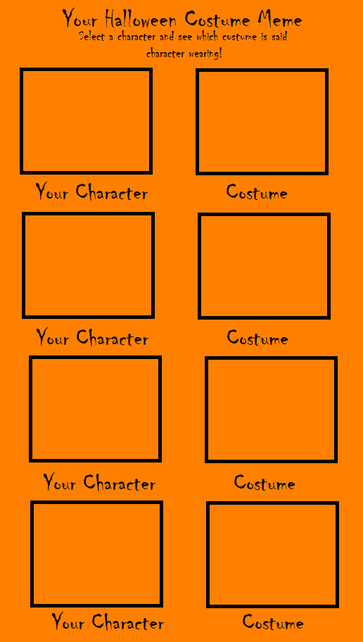 Plantilla de meme Halloween Costume Meme