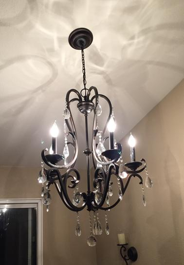 Hampton Bay 5 light oil rubbed bronze chandelier meme template