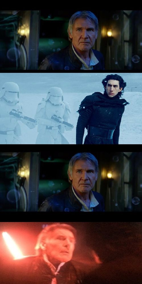 Plantilla de meme Han Solo Dad Joke