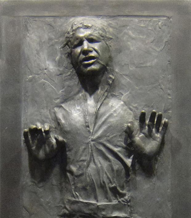 Plantilla de meme Han Solo Frozen Carbonite