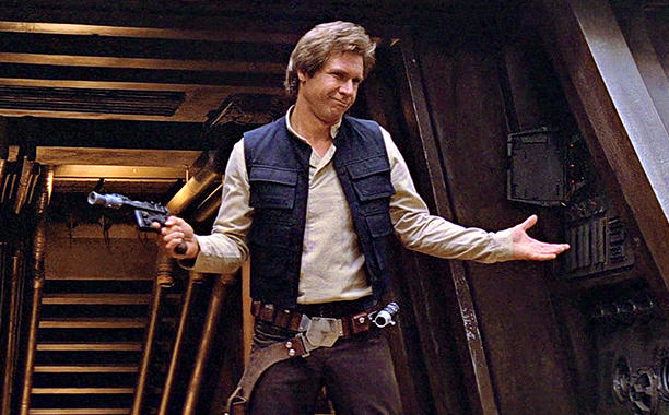 Template meme Han Solo Who Me