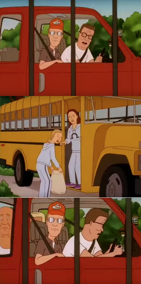 Plantilla de meme Hank Hill cult