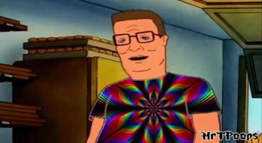 Hank Hill Ecstasy meme template
