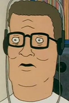 Template meme Hank Hill Headphones