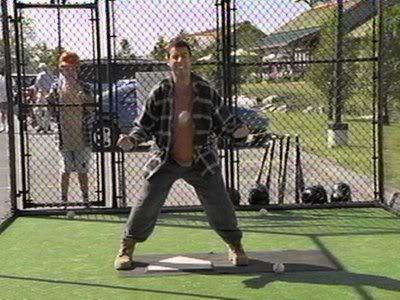 Happy Gilmore Batting Cage meme template