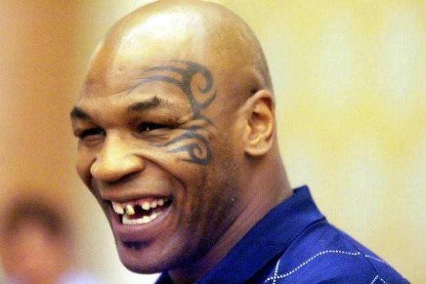 Template meme Happy Mike Tyson