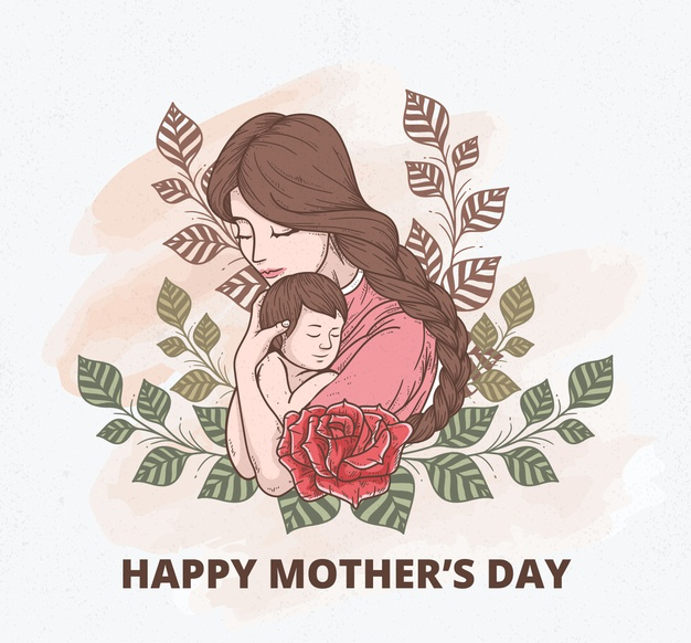 Template meme Happy Mother’s Day cartoon
