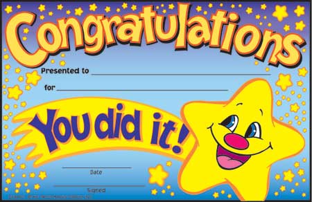 Plantilla de meme Happy Star Congratulations