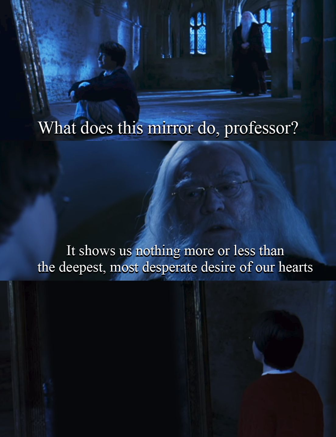 Plantilla de meme Harry potter mirror