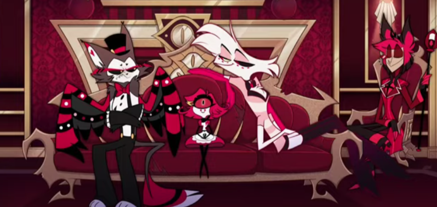 Plantilla de meme hazbin hotel meme