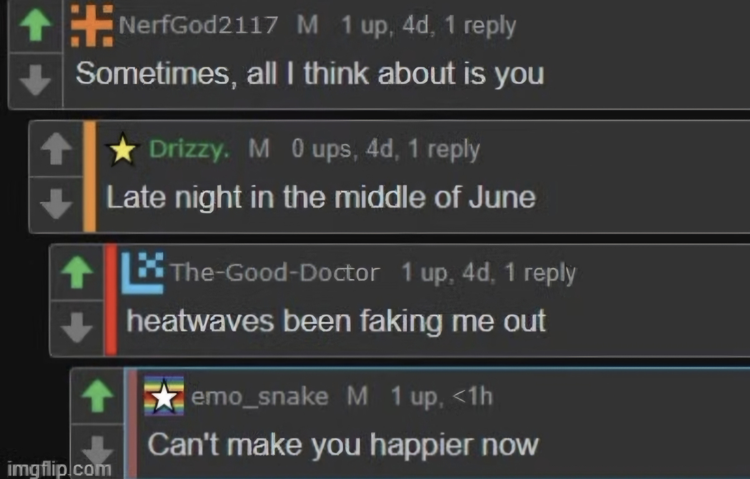 Heat Waves meme template
