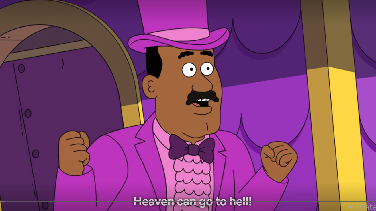 Plantilla de meme Heaven can go to Hell