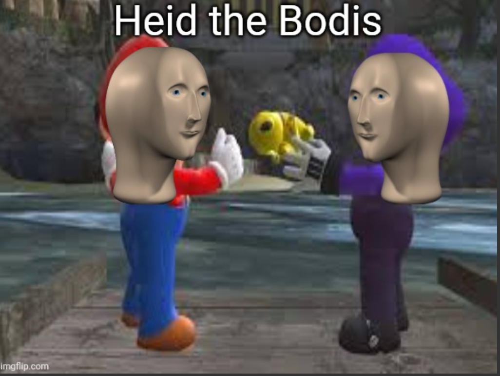 Plantilla de meme Heid the Bodis