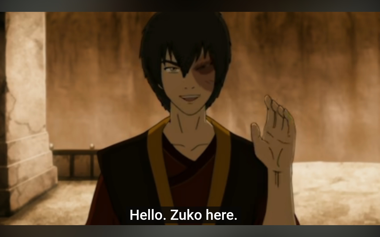 Plantilla de meme Hello Zuko here