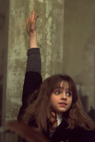 Plantilla de meme Hermione Hand Raised