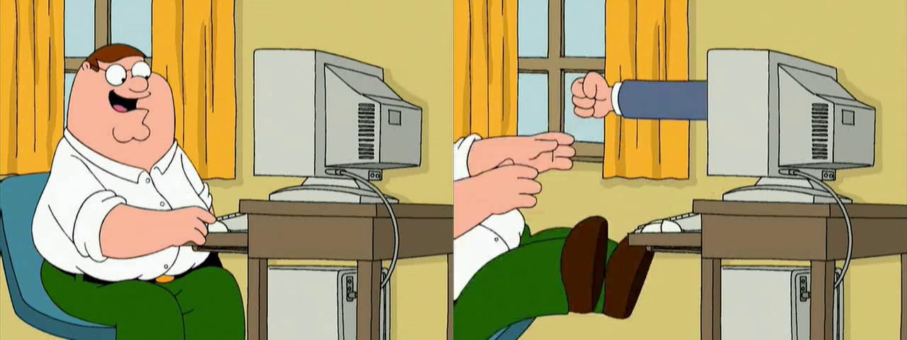 Plantilla de meme hey i got an email peter griffin meme