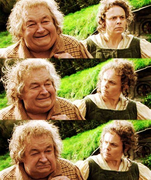 Plantilla de meme Hobbit Husband And Wife