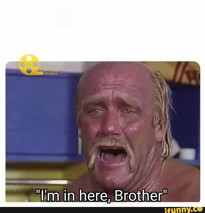 Plantilla de meme Hogan sweat
