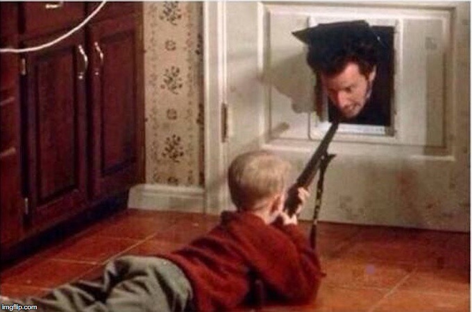Plantilla de meme Home Alone