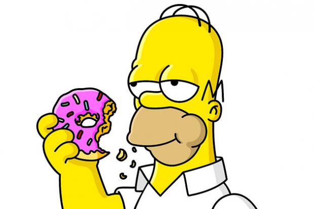 Homer Simpson Donut meme template