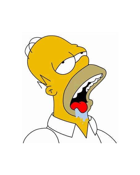 Homer Simpson Drooling meme template