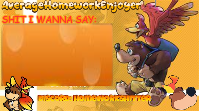 Plantilla de meme homeworks banjo template