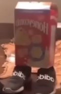 Plantilla de meme homie cereal wid da drippin