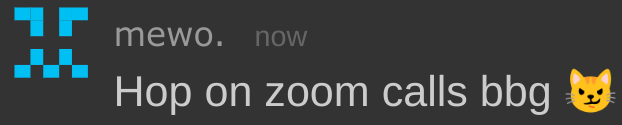 Plantilla de meme hop on zoom calls bbg