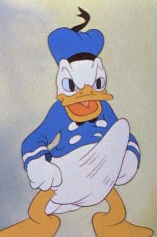 Plantilla de meme Horny Donald Duck