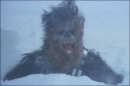 Plantilla de meme Hoth Chewbacca